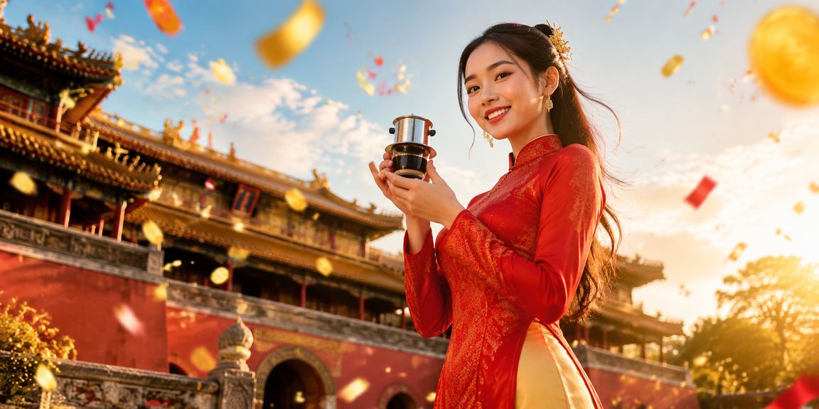 Khung cảnh người chơi cá cược thể thao tại Huế bên ly cà phê