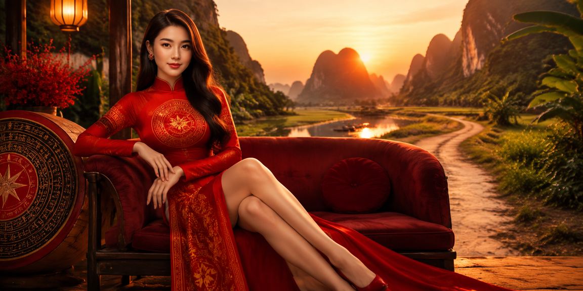 Người phụ nữ áo dài tại Ninh Bình đăng ký tài khoản và tìm hiểu hỗ trợ betmiga